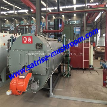 vertical type sterilization boiler for mushroom growing