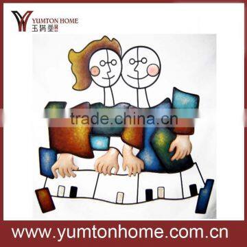 Colorful metal decorative children active images