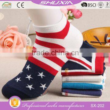 SX-202 low price bulk wholesale cotton knitted socks short womans lace boot socks cotton boot socks factory manufacturers