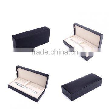 Chinese Factories Wholesale Custom High-grade PU Leather Pen Boxes, Black Beautiful Gift Box photo-3