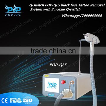 800mj Nd Yag Laser Laser Removal Tattoo Q-switch POP-QL5 Black Face Tattoo Removal System Q Switch Nd Yag Laser Tattoo Removal System Tattoo Removal Laser Machine