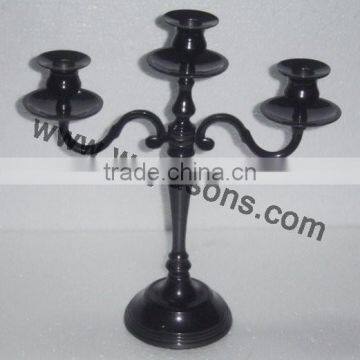 Jet Black Candelabra For Party Used And Weddings Decorations photo-4