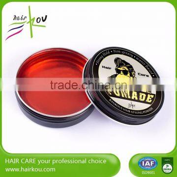 2016 best china wax hair gel/ water based hard best ahir gel brand pomade for short hair
