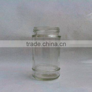 205ml clear glass canning sauce jar with twist off lug cap