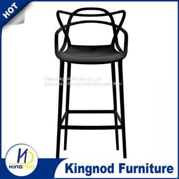 New Design Master Commercial Bar Furniture Black High Plastic Stool Chair