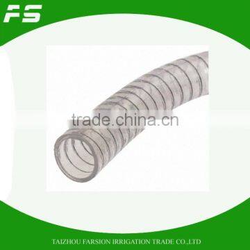 High Transparent Flexible PVC Steel Wire Reinforced Hose