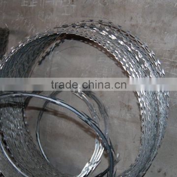 YS Factory Razor wire razor ribbon barbed wire Galvanised Security Razor Wire Great Alternative to Barbed