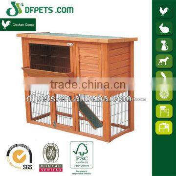 Low Cost Wooden Rabbit Farming Cage