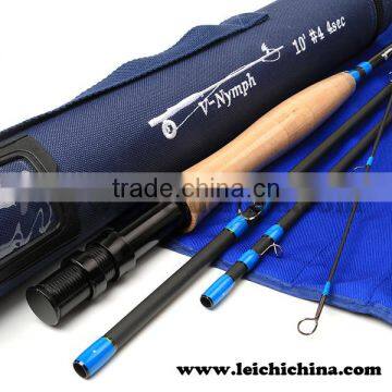 In stock 10ft 4wt Fast action Korean carbon nymph fly rod