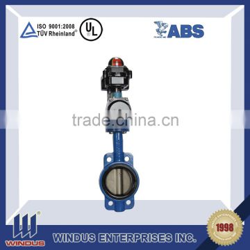 PN54 pneumatic hydraulic drive tri-clamp butterfly valve