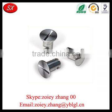 China Manufacturer Custom Steel Flat Panel Fasteners With Button Style