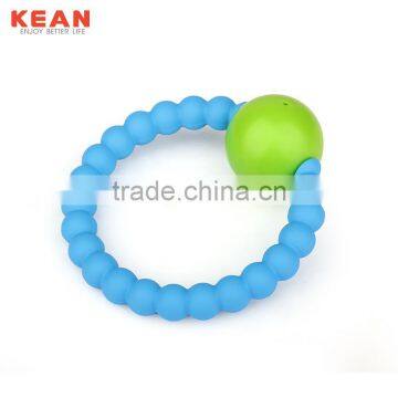 2016 new safety developmental baby toys Ring baby teething ring