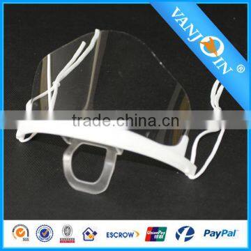 New Style Transparent Plastic Permanently Prevent Mist Mask for Kitchen Restaurant and Hotel