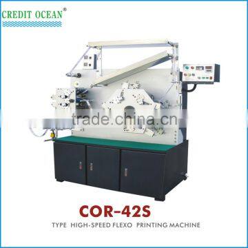 CREDIT OCEAN Flexo 4 Color Label Printing Machine Price photo-4