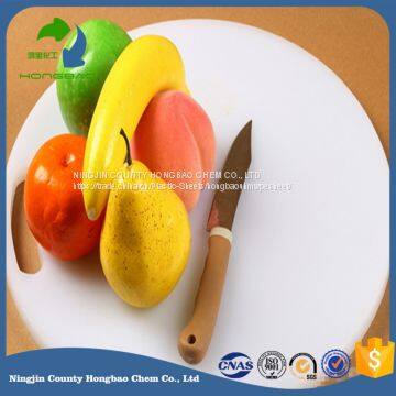 White Cutting Meat Board Food Grade HDPE Pad photo-2