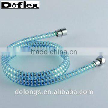 1.5M plastic pvc flexibale shower hose/ACS certificate