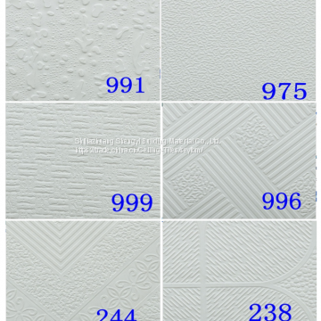 1230mm*600m*0.07mm PVC Ceiling Embossed Film/PVC Film/PVC Foil 238/996/154/603/975 etc.