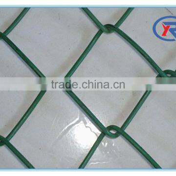 trade assurance PVC coated/plastic chain link fence for sale