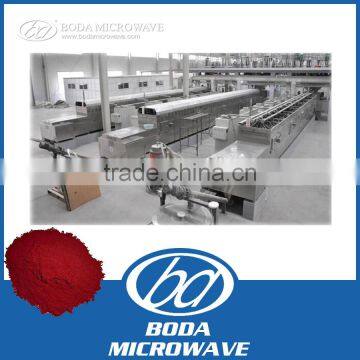 microwave belt dryer iron oxide red dryer making machine