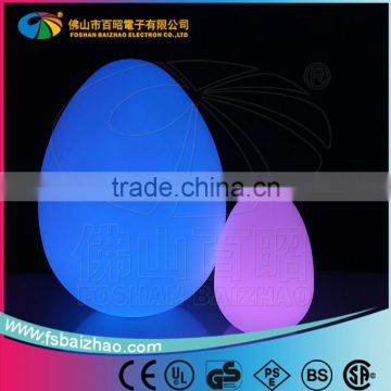 remote control waterproof color changing led egg ball / wireless led table lamp / led cylinder lamp made in China