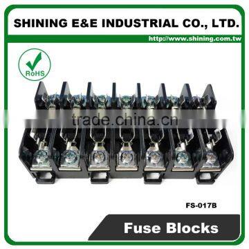 FS-017B Panel Mounted Midget Type 600V 7 Pole 6x30 10A Fuse Holder photo-3