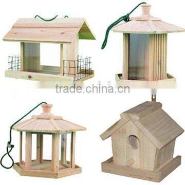 wooden bird house