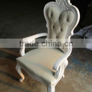 Baroque style classical wooden dining chair