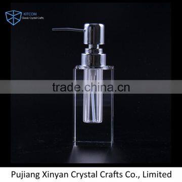 Crystal factory new fashion crystal hand washing soap bottle