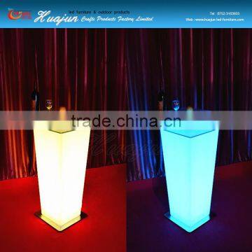 Glass Top Remote Control Led Dining Table photo-3