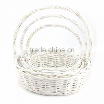 white Moses basket wicker Moses wicker basket for Wedding