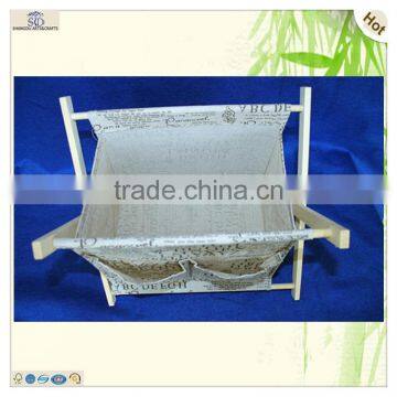 School Library Office Home Pocket Wooden Book Shelf Rack photo-3