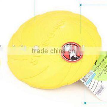 CY185 Eco-friendly Natural Rubber Pet Dog Toy Frisbee Dog Training Pet Product photo-2