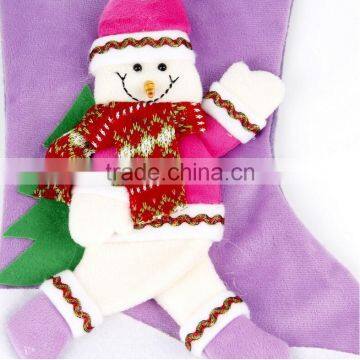 2016 Christmas Stocking Decorations Cute Hanging Christmas Ornaments Santa Claus Stocking Style Gift Bag photo-5