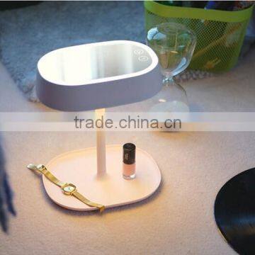 Makeup Mirror Lamp Multifunction Mirror With Table Lamp Small Thing Organizer LED Makeup Mirror Lamp For Sale photo-6