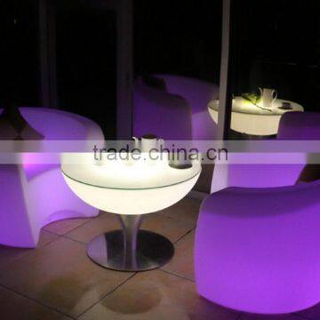 2017 Sigma 16 Colors Change PE Plastic Cheap Outdoor Bar Stool Sets photo-3