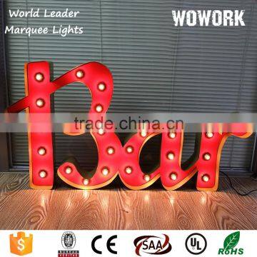 3D advertising letter light