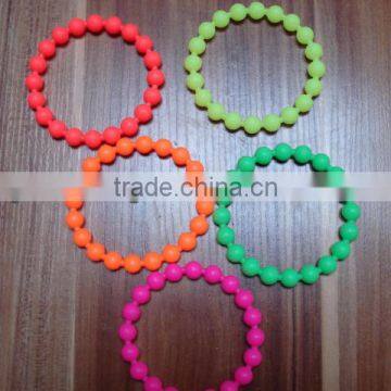 Colorful Promotional Silicon Bead Bracelets Manufacturer photo-2