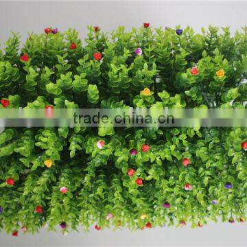 Colorful Artificail Eucalyptus Grass Mat Green Foliage Plants With Flowers photo-2