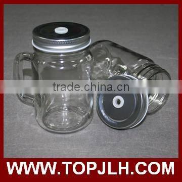 China Professional Logo Printed Sublimation Glass Cup Mason Jars photo-4