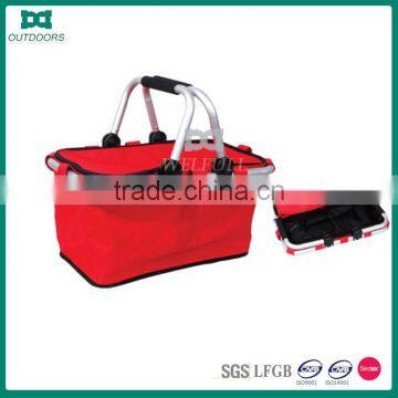 Waterproof Folding Willow Picnic Basket