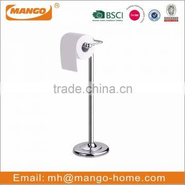 Standing Bronze Metal Toilet Paper Roll Holder photo-2