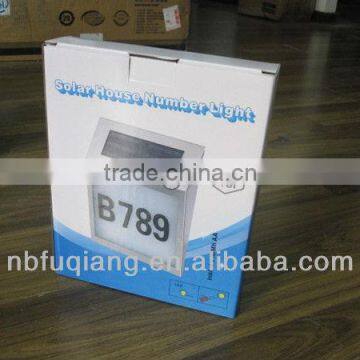 FQ-133 Useful and Environmental Led Solar Power of House Numbers Led Solar Power Address Numbers Light photo-3