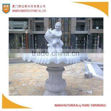 White color Chinese carving fountain,statue carving fountain,figure carving fountain