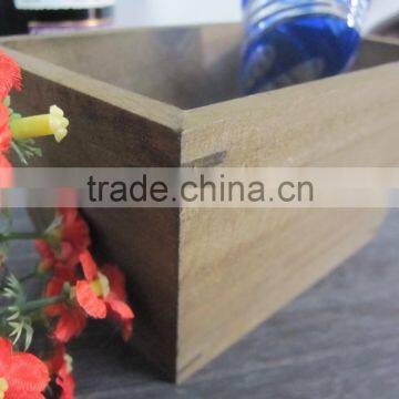 small coffer decoration wooden bread storage tray