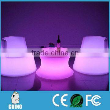 Wholesale PE plastic glowing led funiture led chair