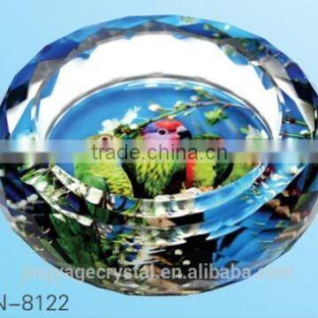 High Quality Cheap Laser Engraving Crystal Ashtray photo-3