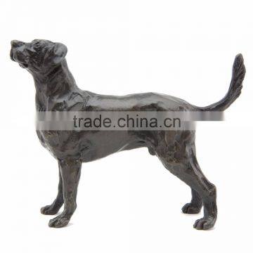 Old Style Brass Dog Sculpture photo-2