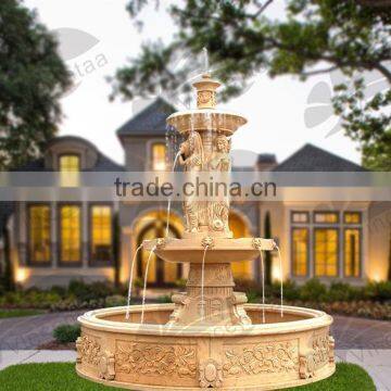 large size outdoor garden water mable fountain