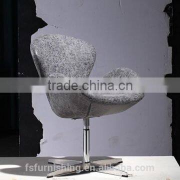 YY209 Voage Egg Commercial Swivel Vintage Retro Cheap Price PU Leather Arm Salon Chair Restaurant Coffee Shop Pub Office Chair photo-5