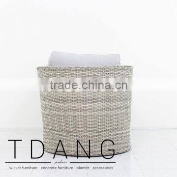 Dreux Right Hand Outdoor Bench - Vietnam Poly Rattan - Wicker Furniture photo-4